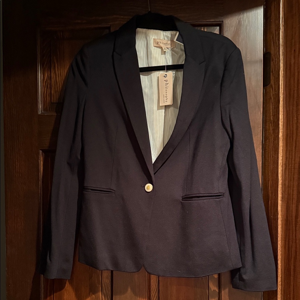 Philosophy Midnight Black Blazer